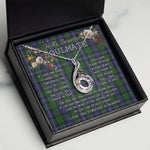 To My Beautiful Soulmate Necklace In Your Eyes I Have Found My Home Clan Donnachaidh Robertson Tartan Rising Phoenix Necklace