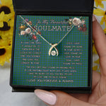 To My Beautiful Soulmate Necklace In Your Eyes I Have Found My Home Clan Lammie Tartan Wishbone Dancing Necklace