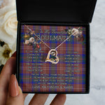 To My Beautiful Soulmate Necklace In Your Eyes I Have Found My Home Clan Chisholm Hunting Modern Tartan Forever Love Necklace