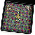 To My Beautiful Soulmate Sunflower Necklace In Your Eyes I Have Found My Home Clan Clephane Tartan Jewelry For Girlfriend, Tartan Sunflower Pendant Necklace, Scottish Tartan Jewelry, valentine necklace, necklace girlfriend, necklace for wife, cute necklaces for girlfriend, jewelry for girlfriend, to my soulmate necklace, to my future wife necklace