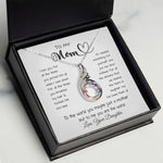 Rising Phoenix Necklace - To My Mom - To The World You Maybe Just A Mother But To Me You Are The World Mother's Day Necklace