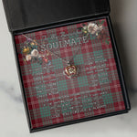 To My Beautiful Soulmate Necklace In Your Eyes I Have Found My Home Clan Crawford Tartan Crown Pendant Necklace
