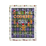 Personalized Gift Tartan Plaid Blanket Clan Macdonald Of Ranald With Christmas Cookie Baking Crew Christmas Gift Blanket, Plaid Blanket, Christmas Fleece Blanket, Christmas Blanket, Tartan Blanket, Scottish Blanket, Scotland Blanket, Family Name Blanket, Custom Blanket, Personalized Blanket