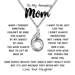 To My Amazing Mom Necklace From Son Little Boy You Taught Me Right Mom Birthday Gift For Her Mother's Day Phoenix Rising Necklace