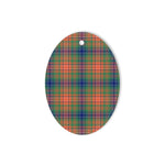 Wilson Tartan Oval Ornaments, Christmas Tree Ornament, Plaid Christmas Ornaments, Ceramic Oval Christmas Tree Decoration, Tartan Oval Ornaments, Christmas Tree Ornament, Plaid Christmas Ornaments, Ceramic Oval Christmas Tree Decoration