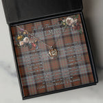 To My Beautiful Soulmate Necklace In Your Eyes I Have Found My Home Clan Cameron Of Erracht Weathered Tartan Crown Pendant Necklace