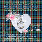Rising Phoenix Necklace - Valentine Necklace Clan Colquhoun Ancient Tartan Gift for Girlfriend, Gift for My Wife Rising Phoenix Necklace