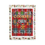 Personalized Gift Tartan Plaid Blanket Clan MacLeay With Christmas Cookie Baking Crew Christmas Gift Blanket, Plaid Blanket, Christmas Fleece Blanket, Christmas Blanket, Tartan Blanket, Scottish Blanket, Scotland Blanket, Family Name Blanket, Custom Blanket, Personalized Blanket