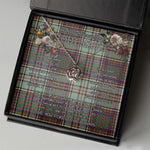 To My Beautiful Soulmate Necklace In Your Eyes I Have Found My Home Clan MacAndrew Tartan Crown Pendant Necklace