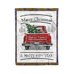 Tartan Blanket Vintage Red Truck with Christmas Tree Family Scottish Clan Balfour Modern plaid blanket, red plaid blanket, buffalo plaid blanket, green plaid blanket, plaid fleece blanket, blue plaid blanket, red tartan blanket, tartan plaid blanket, black and white plaid blanket, , christmas plaid blanket, orange plaid blanket, tartan plaid throw blanket, pink plaid blanket, brown plaid blanket, buffalo check blanket