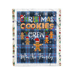 Personalized Gift Tartan Plaid Blanket Clan MacKie Ancient With Christmas Cookie Baking Crew Christmas Gift Blanket, Plaid Blanket, Christmas Fleece Blanket, Christmas Blanket, Tartan Blanket, Scottish Blanket, Scotland Blanket, Family Name Blanket, Custom Blanket, Personalized Blanket
