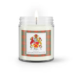 Soy Wax Candle - Buffalo Plaid Candle Bruce Ancient Family Crest Tartan Plaid Soy Wax Candle, oil candle, candle handmade, wax candle, soy wax, nature wax, natural soy wax, natural soy candles, natural candle