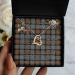 To My Beautiful Soulmate Necklace In Your Eyes I Have Found My Home Clan Gunn Weathered Tartan Forever Love Necklace