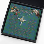 To My Beautiful Soulmate Necklace In Your Eyes I Have Found My Home Clan Montgomery Ancient Tartan Cross Dancing Necklace
