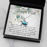 Boyfriend's Mom Necklace, Gift For Boyfriend's Mom, To My Boyfriends Mom Necklace Sea Turtle Necklace