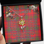 To My Beautiful Soulmate Sunflower Necklace In Your Eyes I Have Found My Home Clan Ross Tartan Jewelry For Girlfriend