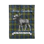 Tartan Blanket With Moose Clan MacLellan Plaid Blanket Tartan Plaid Fleece Blanket, Christmas Blanket, tartan blanket, plaid blanket, red plaid blanket, buffalo plaid blanket, green plaid blanket, plaid fleece blanket, blue plaid blanket, red tartan blanket, tartan plaid blanket, black and white plaid blanket, christmas plaid blanket, orange plaid blanket, tartan plaid throw blanket, pink plaid blanket, brown plaid blanket, buffalo check blanket