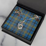 To My Beautiful Soulmate Necklace In Your Eyes I Have Found My Home Clan Laing Tartan Rising Phoenix Necklace