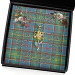 To My Beautiful Soulmate Sunflower Necklace In Your Eyes I Have Found My Home Clan Whitelaw Tartan Jewelry For Girlfriend, Tartan Sunflower Pendant Necklace, Scottish Tartan Jewelry, valentine necklace, necklace girlfriend, necklace for wife, cute necklaces for girlfriend, jewelry for girlfriend, to my soulmate necklace, to my future wife necklace