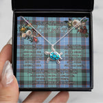 Sea Turtle Necklace To My Beautiful Soulmate Necklace In Your Eyes I Have Found My Home Clan Mitchell Ancient Tartan Blue Turtle Necklace, Valentine Necklace Gift for Girlfriend Clan Mitchell Ancient Tartan Sunflower Pendant Necklace, Scottish Tartan Jewelry, valentine necklace, necklace girlfriend, necklace for wife, cute necklaces for girlfriend, jewelry for girlfriend, to my soulmate necklace, to my future wife necklace