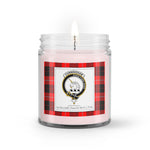 Soy Wax Candle - Buffalo Plaid Candle Clan Crest Badge Cunningham Modern Tartan Plaid Soy Wax Candle, oil candle, candle handmade, wax candle, soy wax, nature wax, natural soy wax, natural soy candles, natural candle