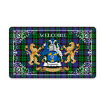 Doormat - Tartan Door Mat The Family Ferguson of Balquhidder Welcome Mat, Plaid Doormat Scottish