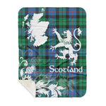 Sherpa Blanket - Tartan Blanket Thistle and Lion Scottish Clan Morrison Ancient Plaid Blanket, plaid sherpa blanket queen,purple sherpa blanket,queen sherpa blanket,queen size sherpa blanket,red sherpa blanket,scottish tartan blankets,sherpa blanket,sherpa christmas blanket