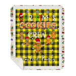 Personalized Gift Tartan Plaid Blanket Clan MacLeod of Lewis Modern With Christmas Cookie Baking Crew Christmas Gift Sherpa Blanket, tartan sherpa blanket,buffalo plaid sherpa blanket,christmas sherpa blanket,Christmas Throw Blanket,green plaid sherpa blanket,green sherpa blanket