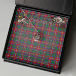 To My Beautiful Soulmate Necklace In Your Eyes I Have Found My Home Clan Hopkirk Tartan Crown Pendant Necklace