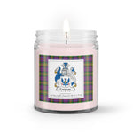 Soy Wax Candle - Buffalo Plaid Candle Carnegie Family Crest Tartan Plaid Soy Wax Candle, oil candle, candle handmade, wax candle, soy wax, nature wax, natural soy wax, natural soy candles, natural candle