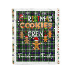 Products Personalized Gift Tartan Plaid Blanket Clan Farquharson With Christmas Cookie Baking Crew Christmas Gift Blanket, Plaid Blanket, Christmas Fleece Blanket, Christmas Blanket, Tartan Blanket, Scottish Blanket, Scotland Blanket, Family Name Blanket, Custom Blanket, Personalized Blanket
