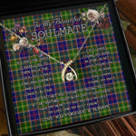 To My Beautiful Soulmate Necklace In Your Eyes I Have Found My Home Clan Ayrshire Tartan Wishbone Dancing Necklace