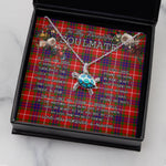 Sea Turtle Necklace To My Beautiful Soulmate Necklace In Your Eyes I Have Found My Home Clan Tweedie Red Tartan Blue Turtle Necklace