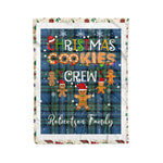 Personalized Gift Tartan Plaid Blanket Clan Robertson Hunting Ancient With Christmas Cookie Baking Crew Christmas Gift Blanket, Plaid Blanket, Christmas Fleece Blanket, Christmas Blanket, Tartan Blanket, Scottish Blanket, Scotland Blanket, Family Name Blanket, Custom Blanket, Personalized Blanket