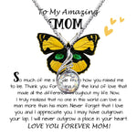 Rising Phoenix Necklace - Mom Necklace Gift - To My Amazing Mom - From Son - Beautiful Gift Set Mom Necklace