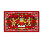 Doormat - Tartan Door Mat The Family Drummond Welcome Mat, Plaid Doormat Scottish