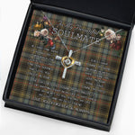 To My Beautiful Soulmate Necklace In Your Eyes I Have Found My Home Clan Stewart Hunting Weathered Tartan Cross Dancing Necklace