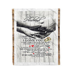 Scotstee Shop - Fleece Blanket - Customized Gift, To My Husband Letter Cute Present Fleece Blanket