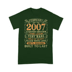 Vintage Born In February 2007 Birthday Gift Ideas Birthday Shirt - Scotstee Shop