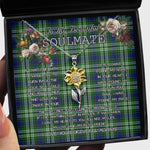 To My Beautiful Soulmate Sunflower Necklace In Your Eyes I Have Found My Home Clan Spottiswood Tartan Jewelry For Girlfriend