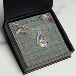 To My Beautiful Soulmate Necklace In Your Eyes I Have Found My Home Clan Balfour Tartan Rising Phoenix Necklace