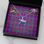Sea Turtle Necklace To My Beautiful Soulmate Necklace In Your Eyes I Have Found My Home Clan Jackson Tartan Blue Turtle Necklace