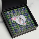 Rising Phoenix Necklace - Valentine Necklace Clan MacKellar Tartan Gift for Girlfriend, Gift for My Wife Rising Phoenix Necklace