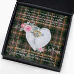 Gift For My Beautiful Girlfriend Necklace Valentine Necklace Clan Buchanan Hunting Tartan Cross Dancing Necklace Scottish Tartan Jewelry