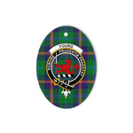Young Scottish Clan Plaid Ornament Gift. Christmas Tree Ornament Young Clan Tartan Ornament,  ceramic ornament, personalized christmas ornaments, christmas tree ornaments, christmas door decorations, Plaid Ornament, Tartan Ceramic Ornament