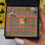 To My Beautiful Soulmate Necklace In Your Eyes I Have Found My Home Clan Ross Ancient Tartan Wishbone Dancing Necklace