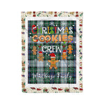 Personalized Gift Tartan Plaid Blanket Clan MacKenzie Dress Ancient With Christmas Cookie Baking Crew Christmas Gift Blanket, Plaid Blanket, Christmas Fleece Blanket, Christmas Blanket, Tartan Blanket, Scottish Blanket, Scotland Blanket, Family Name Blanket, Custom Blanket, Personalized Blanket