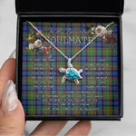 Sea Turtle Necklace To My Beautiful Soulmate Necklace In Your Eyes I Have Found My Home Clan MacLaren Tartan Blue Turtle Necklace, Valentine Necklace Gift for Girlfriend Clan Mitchell Ancient Tartan Sunflower Pendant Necklace, Scottish Tartan Jewelry, valentine necklace, necklace girlfriend, necklace for wife, cute necklaces for girlfriend, jewelry for girlfriend, to my soulmate necklace, to my future wife necklace