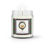 Soy Wax Candle - Buffalo Plaid Candle Clan Crest Badge Carruthers Tartan Plaid Soy Wax Candle, oil candle, candle handmade, wax candle, soy wax, nature wax, natural soy wax, natural soy candles, natural candle