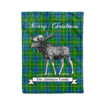 Tartan Blanket With Moose Clan Johnston Plaid Blanket Tartan Plaid Fleece Blanket, Christmas Blanket, tartan blanket, plaid blanket, red plaid blanket, buffalo plaid blanket, green plaid blanket, plaid fleece blanket, blue plaid blanket, red tartan blanket, tartan plaid blanket, black and white plaid blanket, christmas plaid blanket, orange plaid blanket, tartan plaid throw blanket, pink plaid blanket, brown plaid blanket, buffalo check blanket